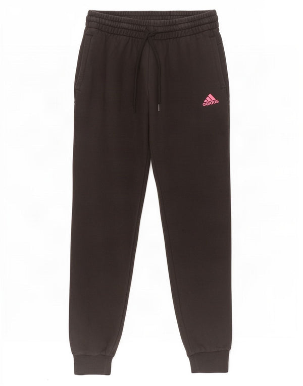 Adidas Pantalon de survêtement graphique pour femme Joggers UK 4/6 XS Noir Sports