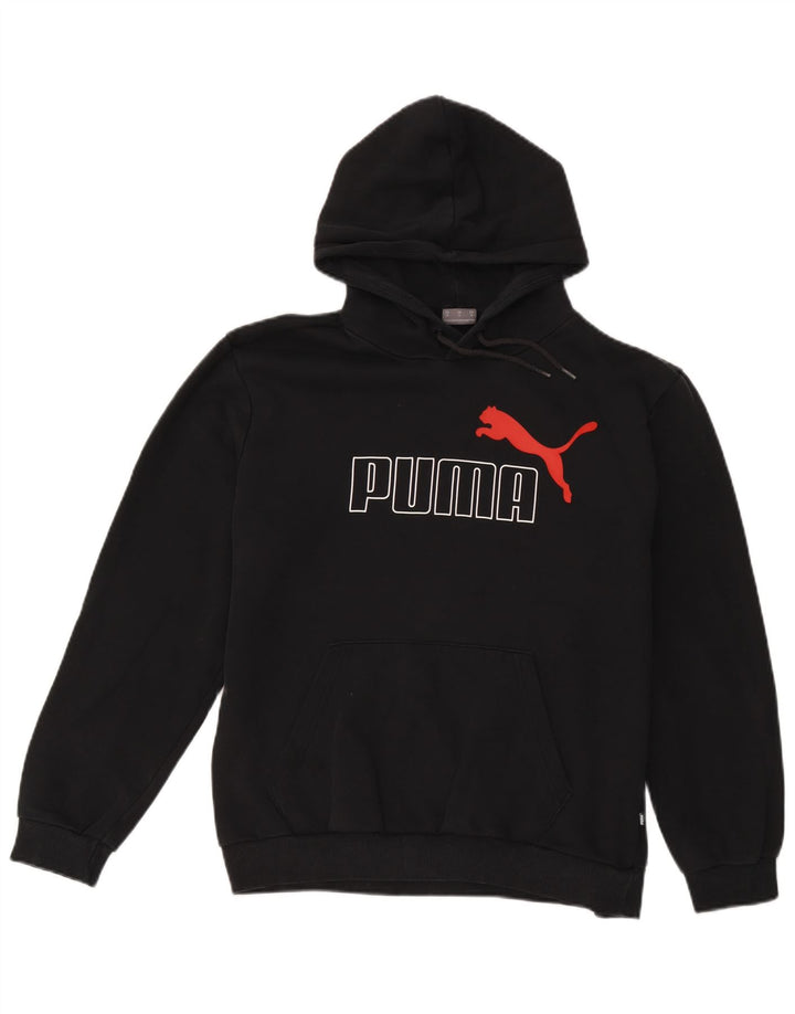 Puma Pull à Capuche Graphique Homme Noir Moyen Coton