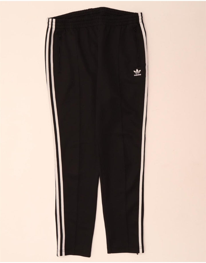 ADIDAS Pantalon de survêtement pour femme UK 12 Medium Noir Polyester