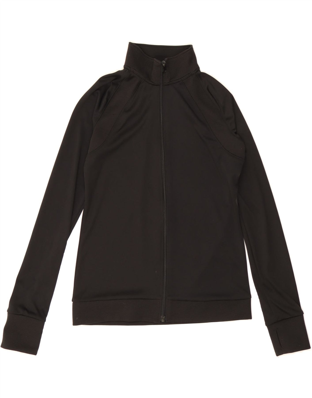 CHAMPION Girls Tracksuit Top Jacket 14-15 Years XL  Black Polyester Vintage Champion and Second-Hand Champion from Messina Hembry 