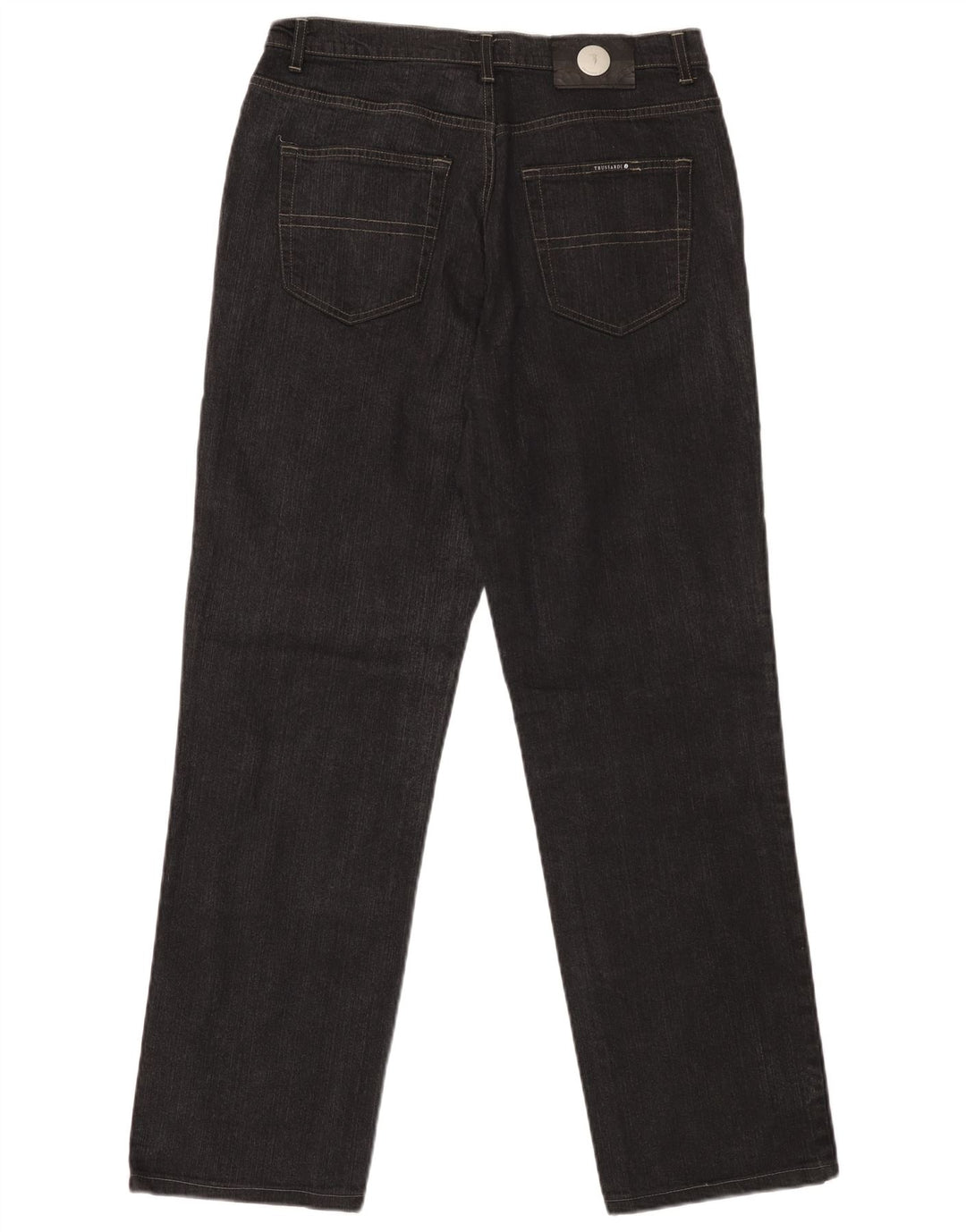 TRUSSARDI Jean Droit Homme W32 L30 Noir Coton