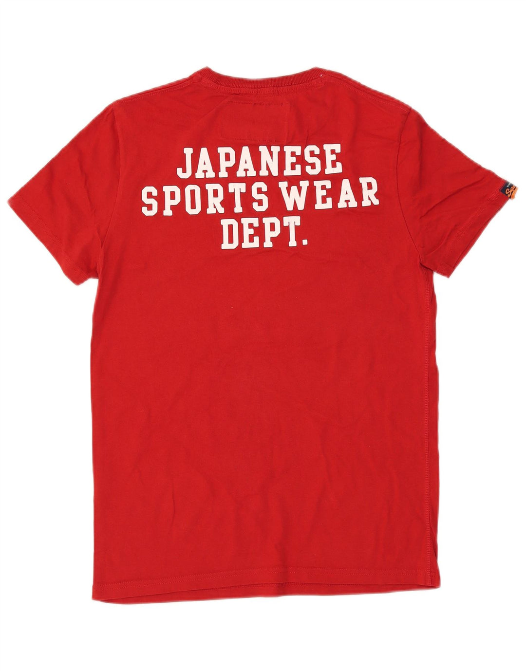 Superdry T-Shirt Tigers Graphic Homme Rouge Moyen Coton