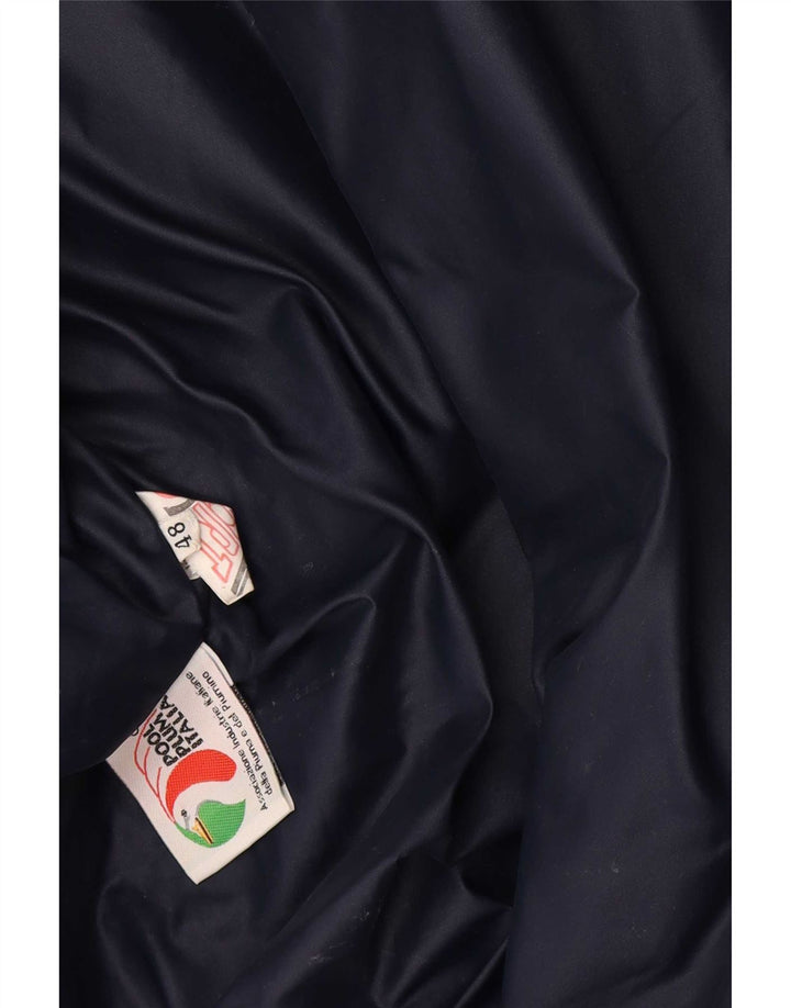 veste matelassée à capuche vintage pour homme IT 48 Medium Blue Colourblock Polyamide