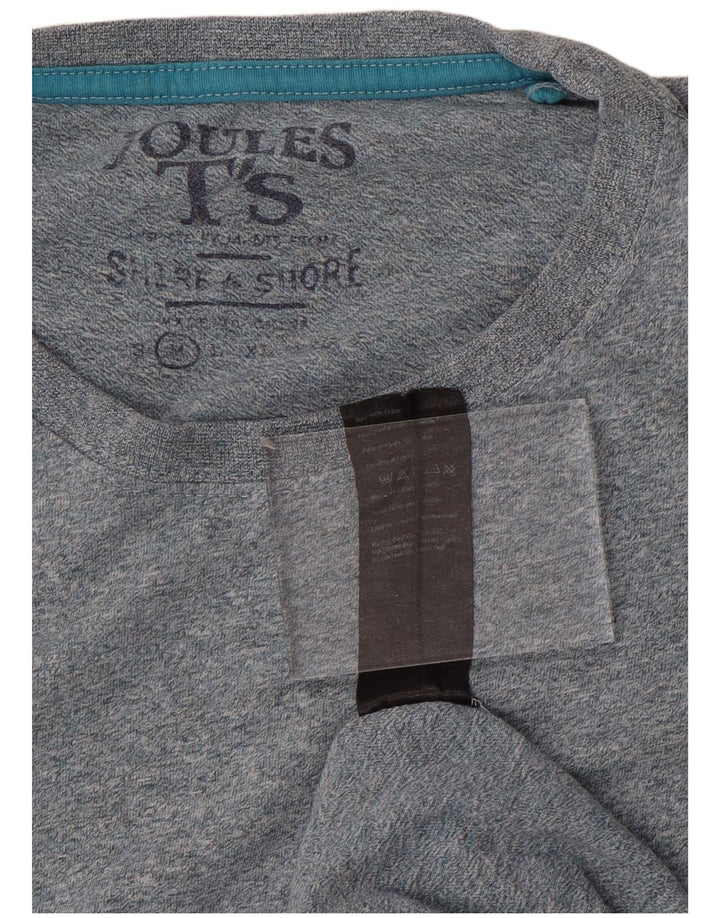 Joules T-Shirt Homme Bleu Moyen Coton