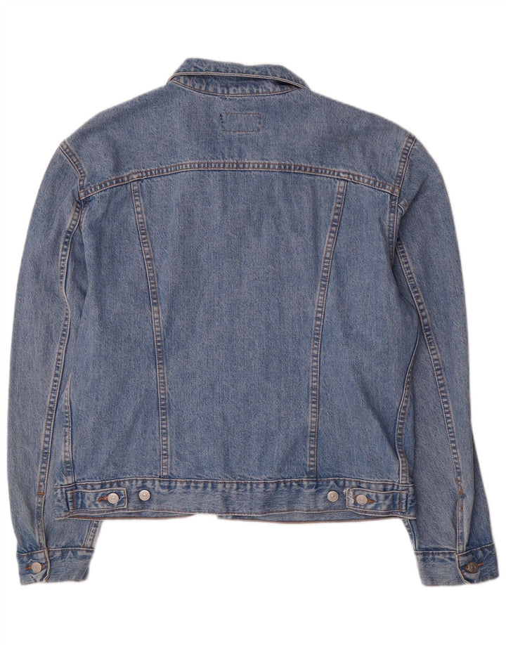 CARRERA Veste en jean pour homme UK 40 Large Bleu Coton