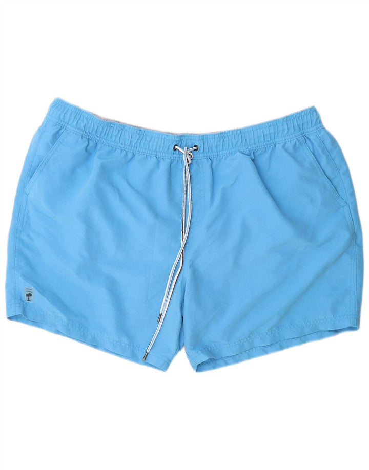 Marks & Spencer Short de bain homme 2XL bleu polyester