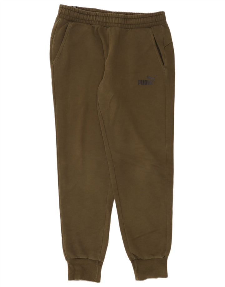 Puma Pantalon de Survêtement Joggers Homme Kaki Moyen Coton