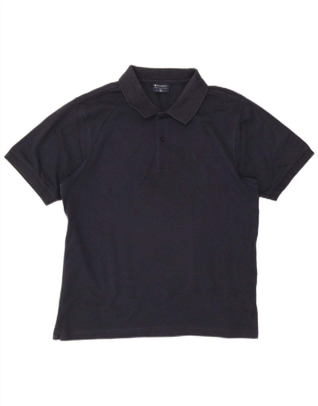 CHAMPION Polo Homme Bleu Marine Moyen Coton