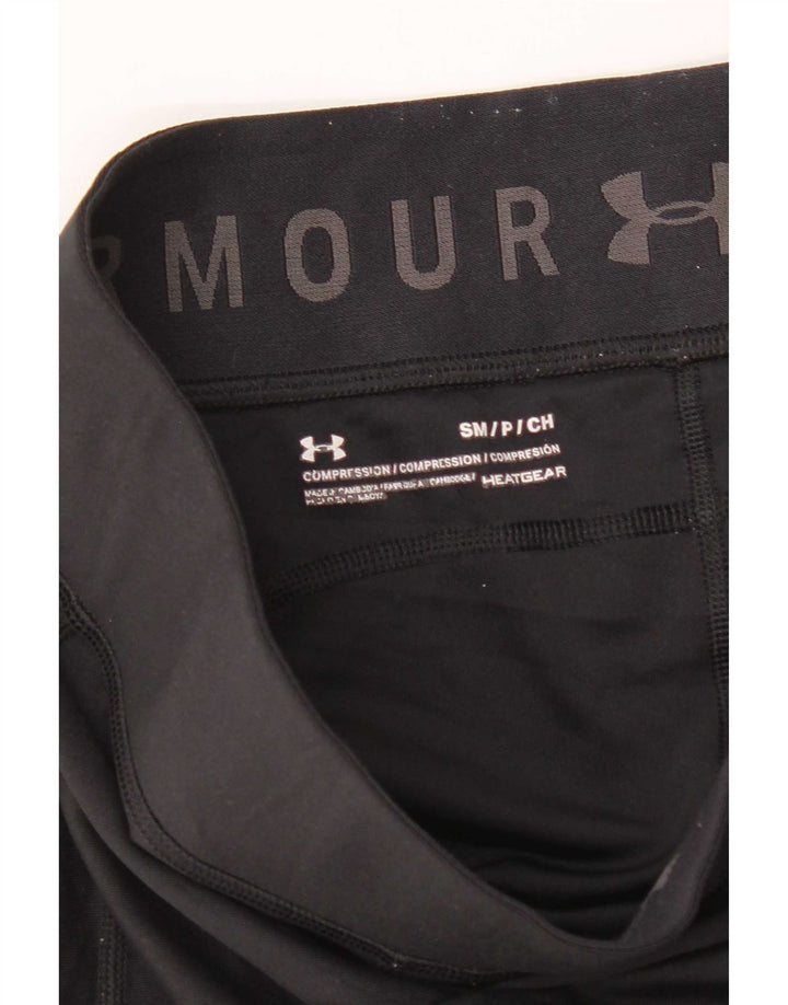 Under Armour Legging Capri de Compression pour Femme UK 10 Petit Noir
