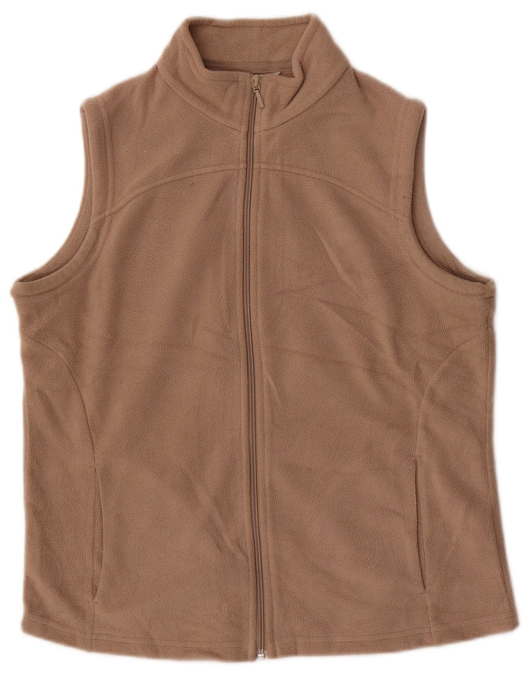 Marks & Spencer Gilet polaire femme UK 16 Large Beige Polyester