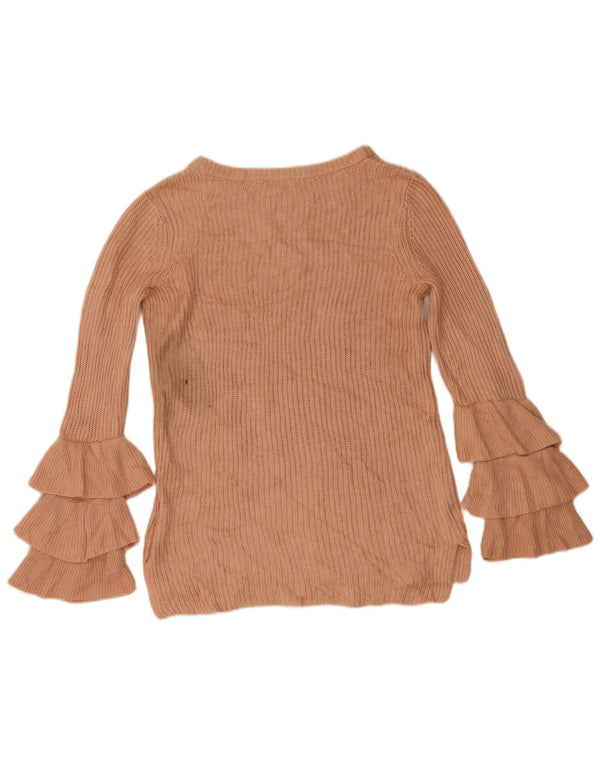 Calvin Klein Pull col bateau pour femme UK 6 XS Acrylique rose
