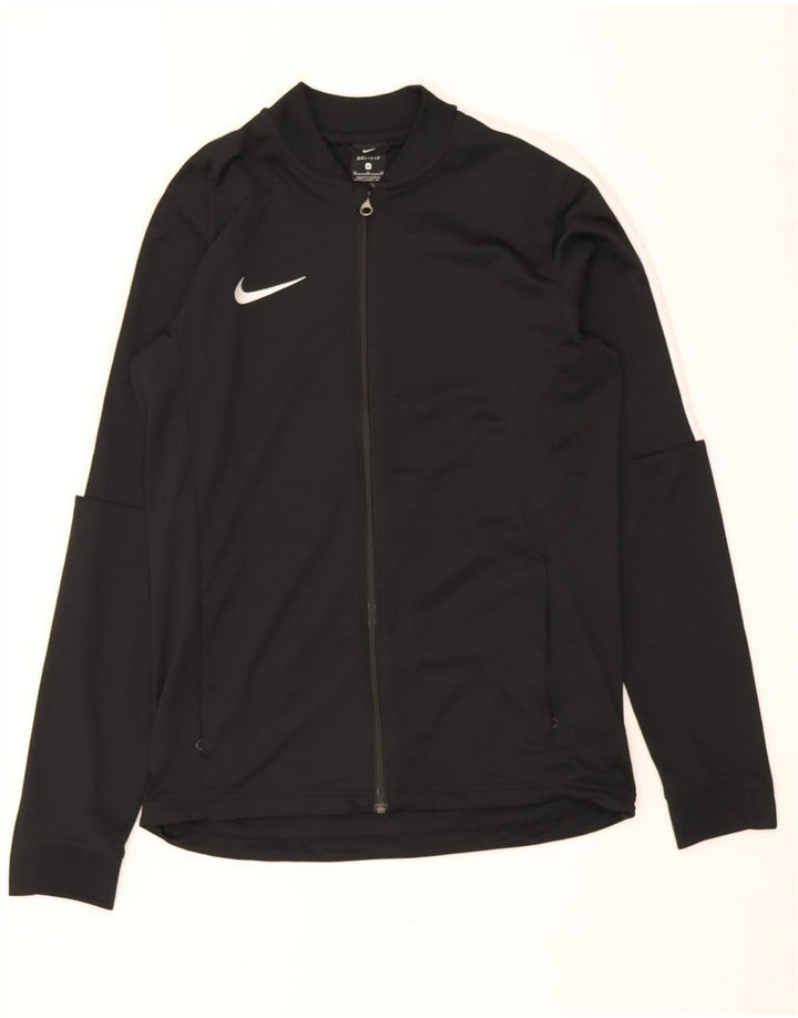 Veste de survêtement Nike Dri Fit pour hommes, polyester color block noir moyen