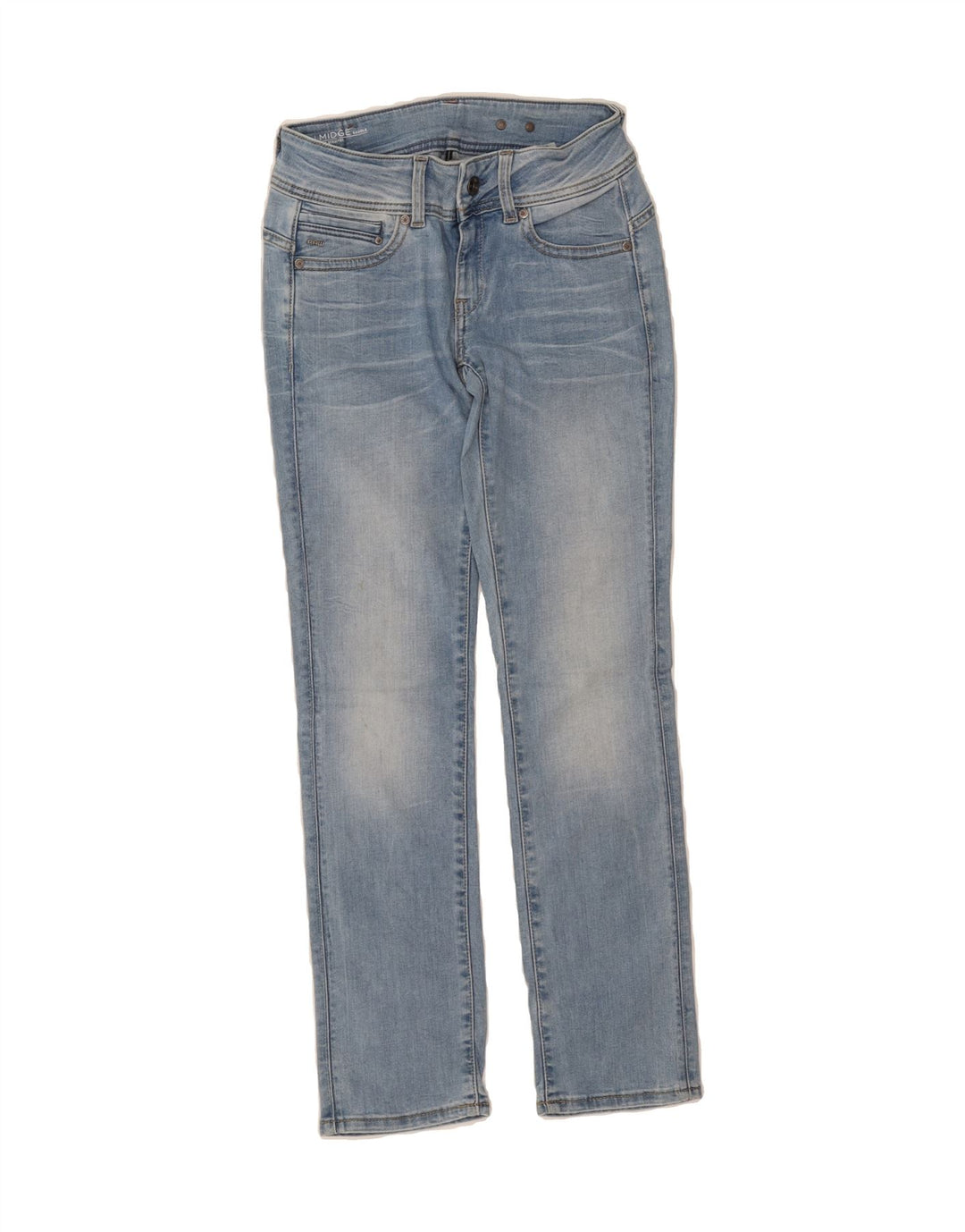 G-STAR Womens Midge Straight Jeans W28 L30 Blue Cotton Vintage G-Star and Second-Hand G-Star from Messina Hembry 