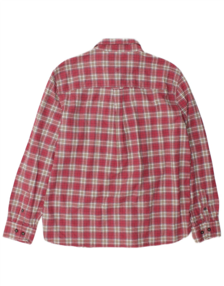 Fat Face Chemise Regular Fit Homme XL Rouge à Carreaux Coton