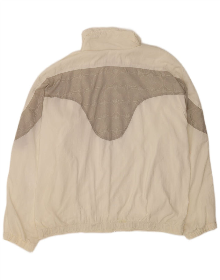 Ellesse Veste de survêtement pour femme UK 18 XL Blanc Colourblock
