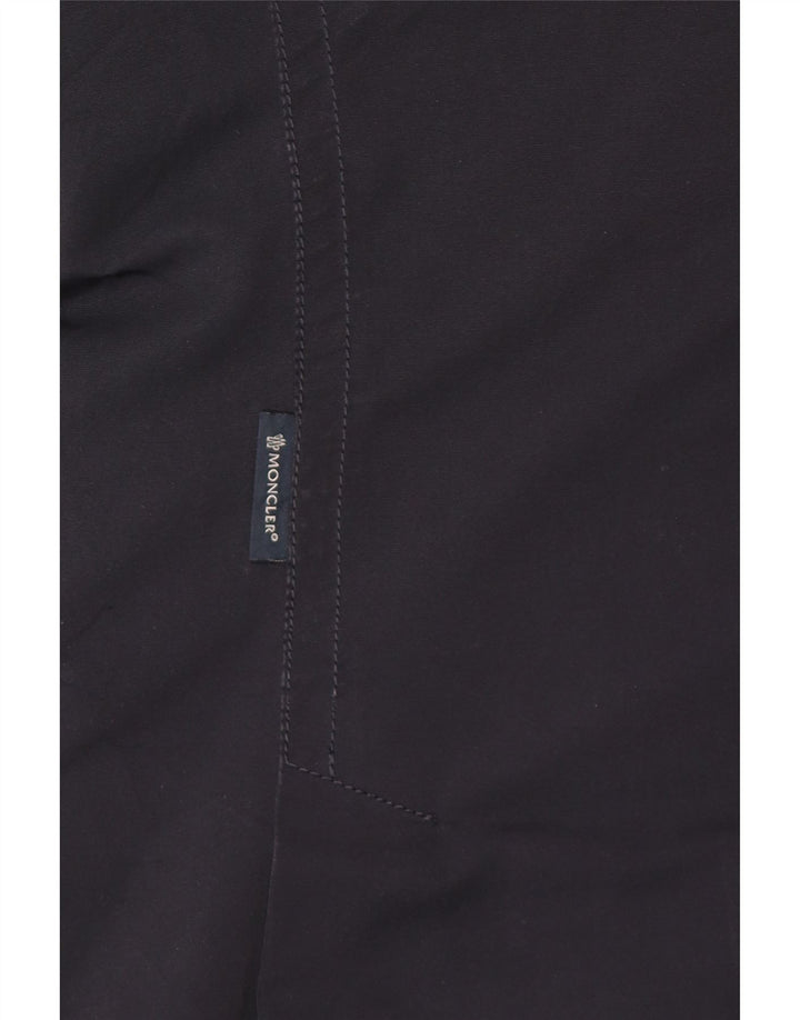 Moncler Veste matelassée pour homme Taille 4 XL Bleu Marine Polyester