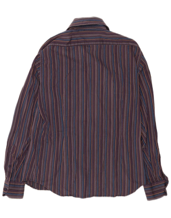 Alexander Mcqueen Chemise Slim Homme Taille 41 16 Large Rayé Multicolore