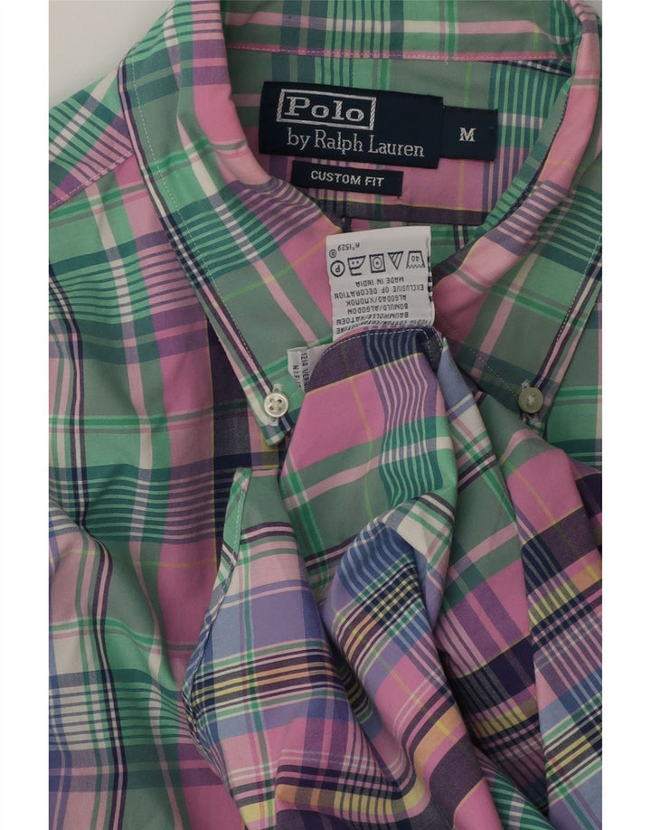Polo Ralph Lauren Chemise sur mesure pour homme en coton à carreaux multicolore moyen