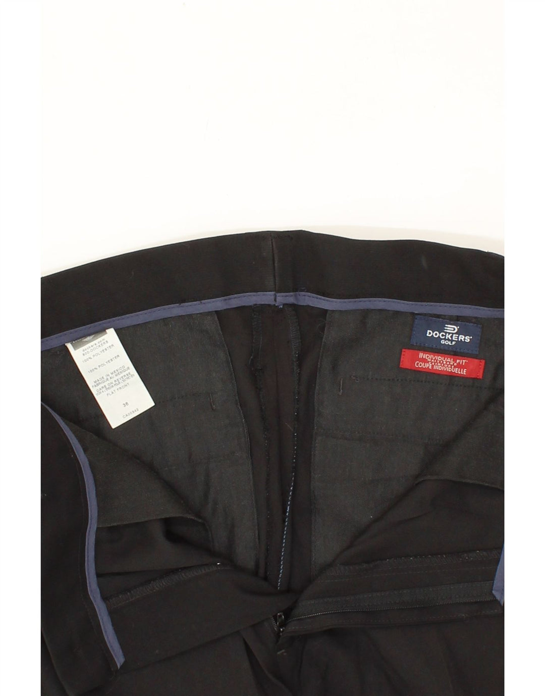 DOCKERS Mens Chino Shorts W36 Large Black Polyester Vintage Dockers and Second-Hand Dockers from Messina Hembry 