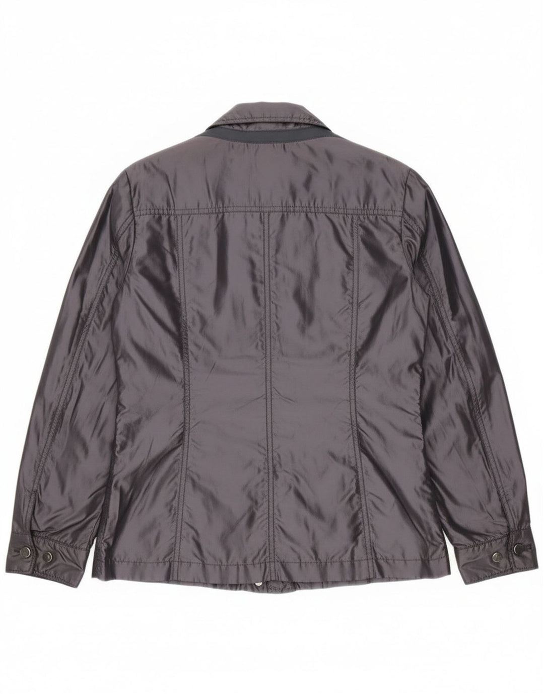 Geox Veste utilitaire surdimensionnée pour femme UK 10 Small Bleu marine Polyamide