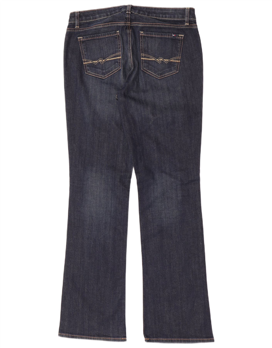Tommy Hilfiger Jean bootcut pour femme US 10 Large W34 L32 Bleu