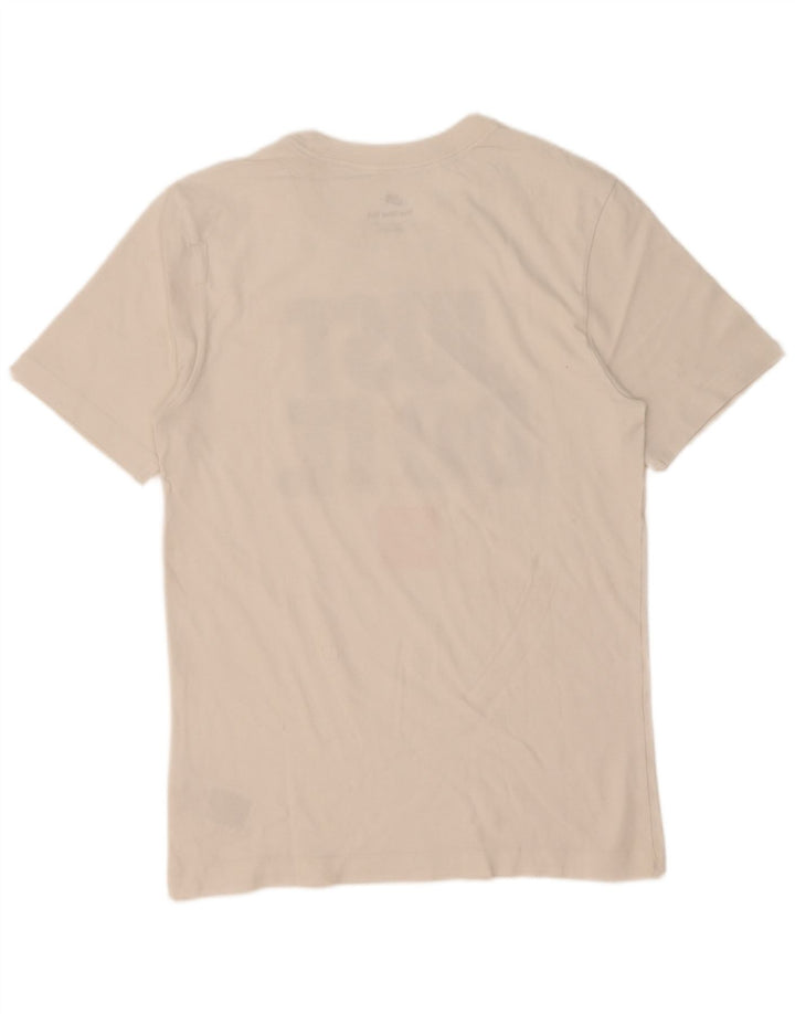 Nike T-shirt graphique pour hommes, petit, en coton blanc