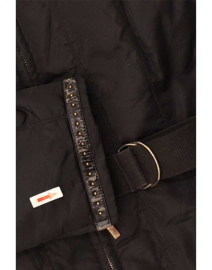 Femme Trussardi Veste Rembourrée IT 48 XL Noir Polyamide