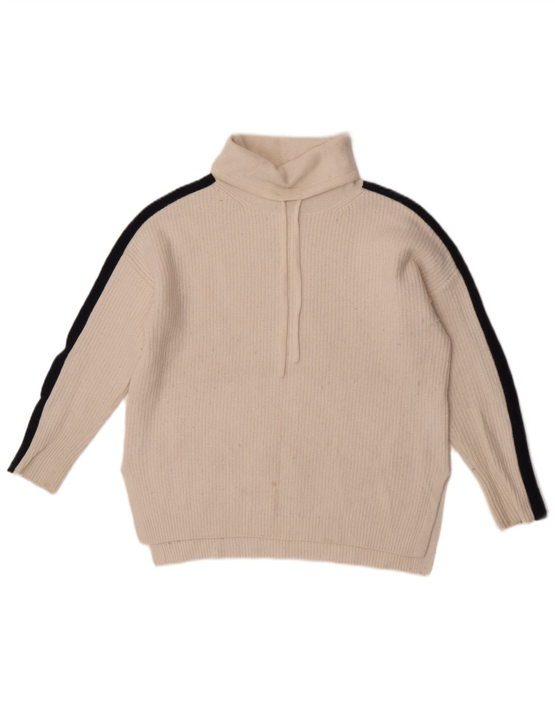 The White Company Pull col roulé pour femme UK 14 Blanc moyen
