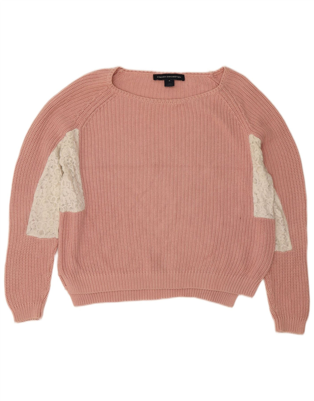 French Connection Pull col bateau pour femme UK 14 Rose moyen