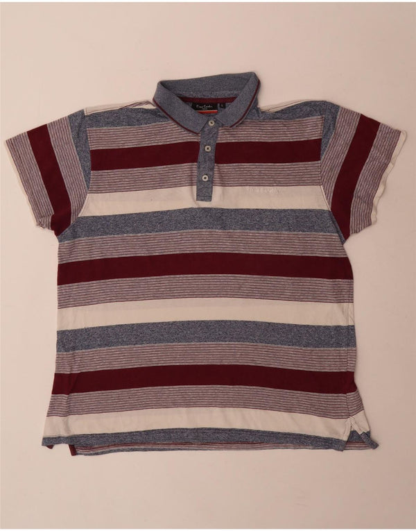 Pierre Cardin Polo Regular Fit Homme Large Rayé Multicolore