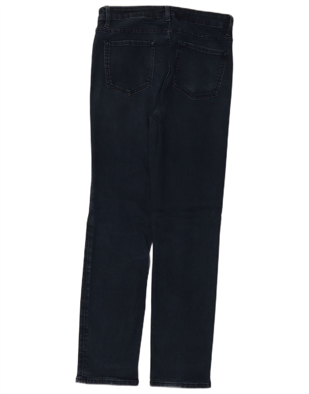 MARKS & SPENCER Jean droit pour femme UK 12 Medium W30 L30 Bleu marine
