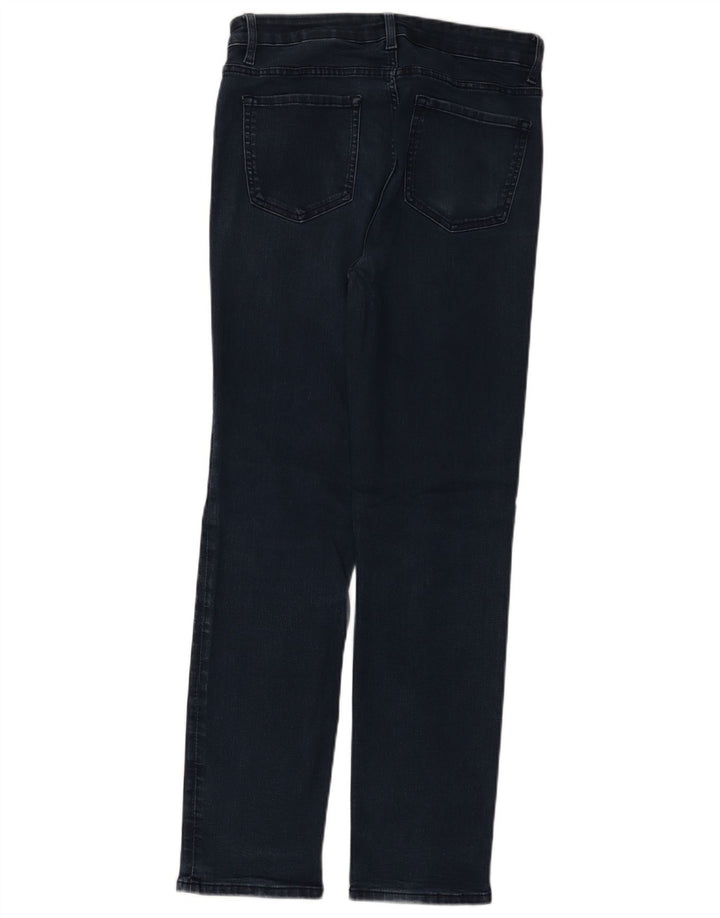 MARKS & SPENCER Jean droit pour femme UK 12 Medium W30 L30 Bleu marine