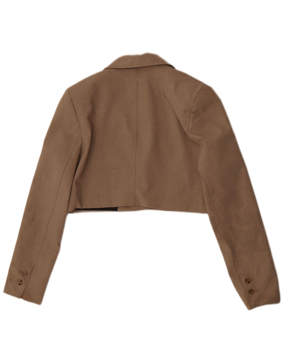 Zara Veste Boléro Femme UK 10 Small Marron