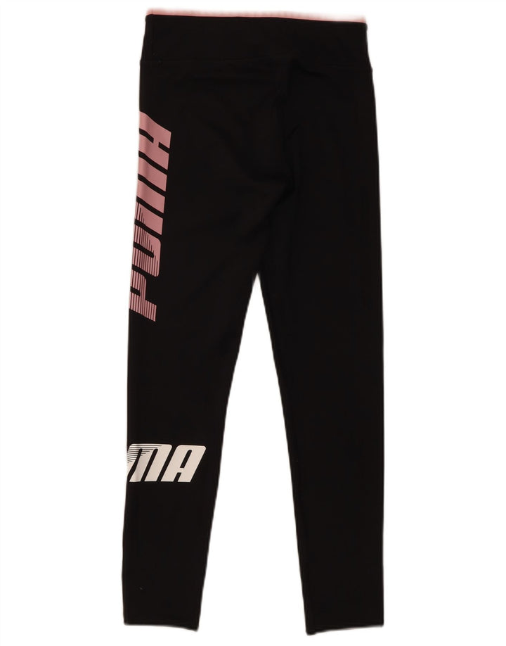 Puma Legging Graphique Fille 11-12 ans Noir Polyester