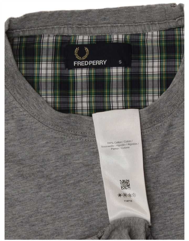 Fred Perry T-Shirt Homme Petit Gris Coton