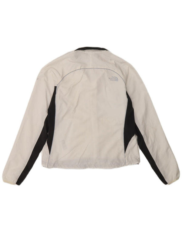 The North Face Veste de survêtement pour femme UK 6 XS Blanc Colourblock