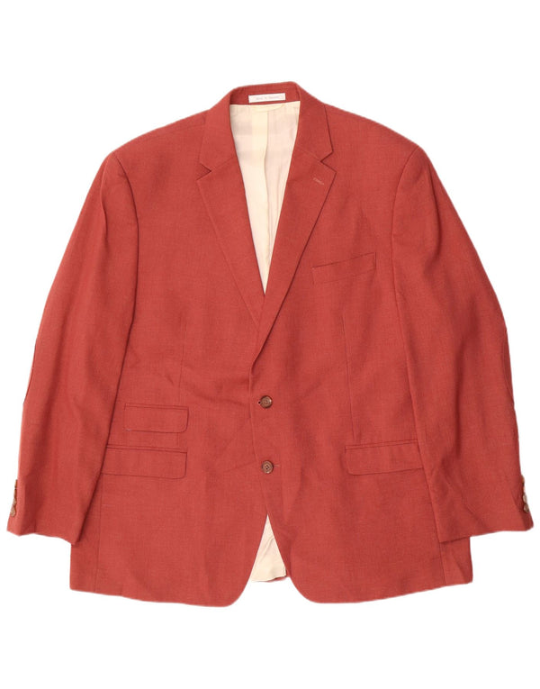 Ralph Lauren Veste blazer à 2 boutons pour homme UK 48 3XL Rouge Polyester