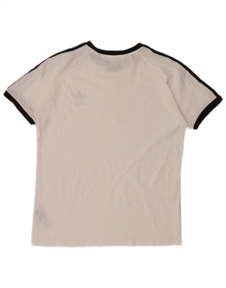 ADIDAS T-Shirt Garçon 13-14 ans Blanc Coton