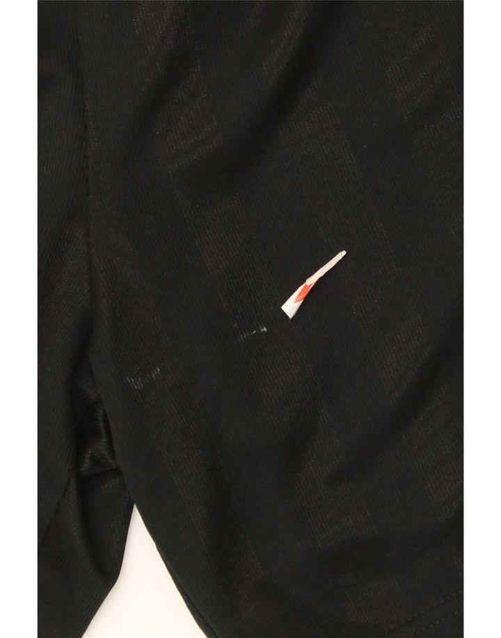 Nike Short de sport pour homme en polyester rayé noir moyen