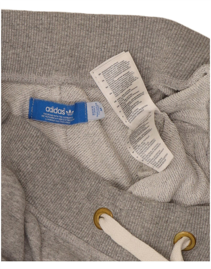 ADIDAS Pantalon de survêtement pour femme Joggers UK 44 Coton moucheté gris moyen