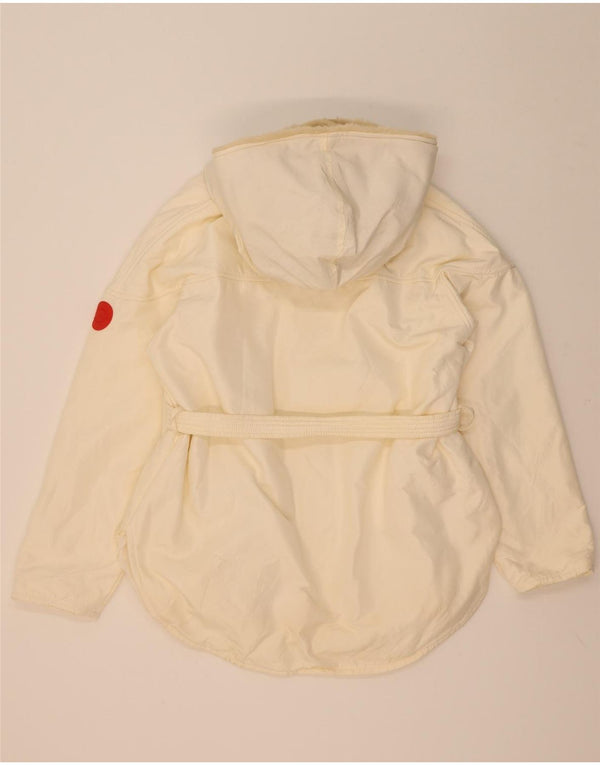 Ice Womens Hooded Anorak Jacket UK 16 Large White Polyamide