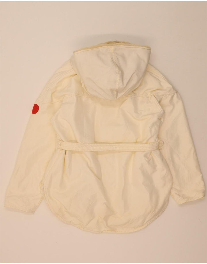 Veste Anorak à capuche Ice pour femme UK 16 Large Blanc Polyamide