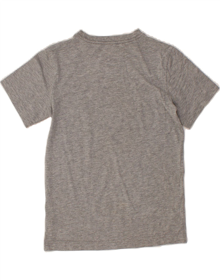 JORDAN Boys Graphic T-Shirt Top 10-11 Years Medium Grey Spotted Vintage Jordan and Second-Hand Jordan from Messina Hembry 
