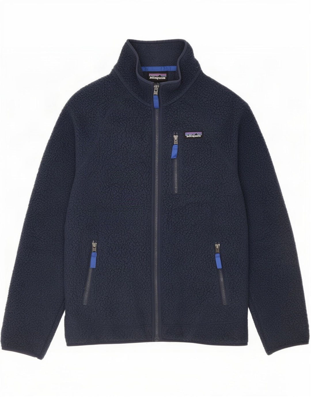Patagonia Veste polaire pour homme UK 38 Medium Bleu marine Polyester