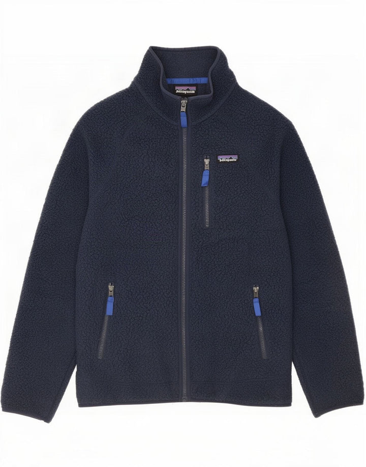 Patagonia Veste polaire pour homme UK 38 Medium Bleu marine Polyester