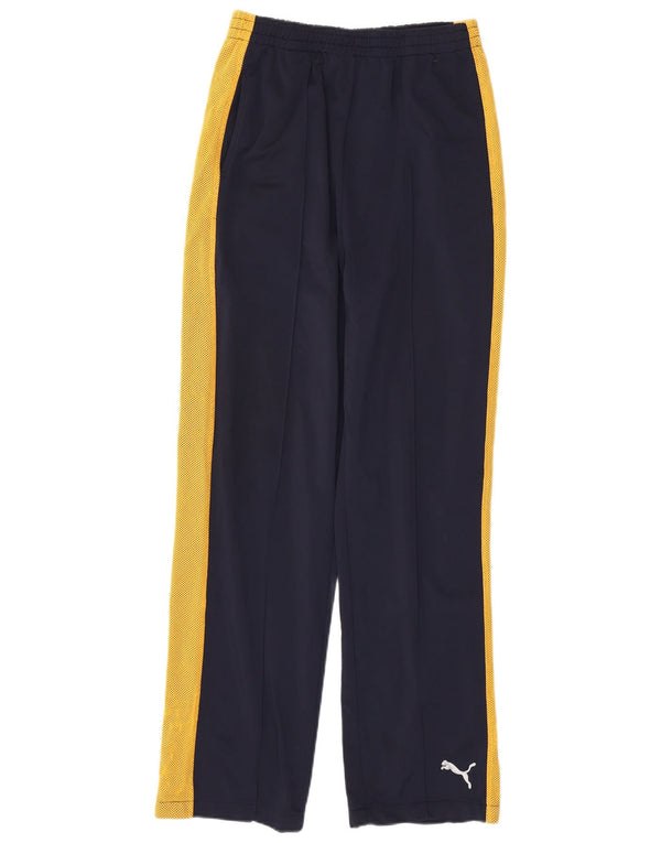PUMA Pantalon de survêtement pour garçon 13-14 ans XL Bleu marine Colourblock