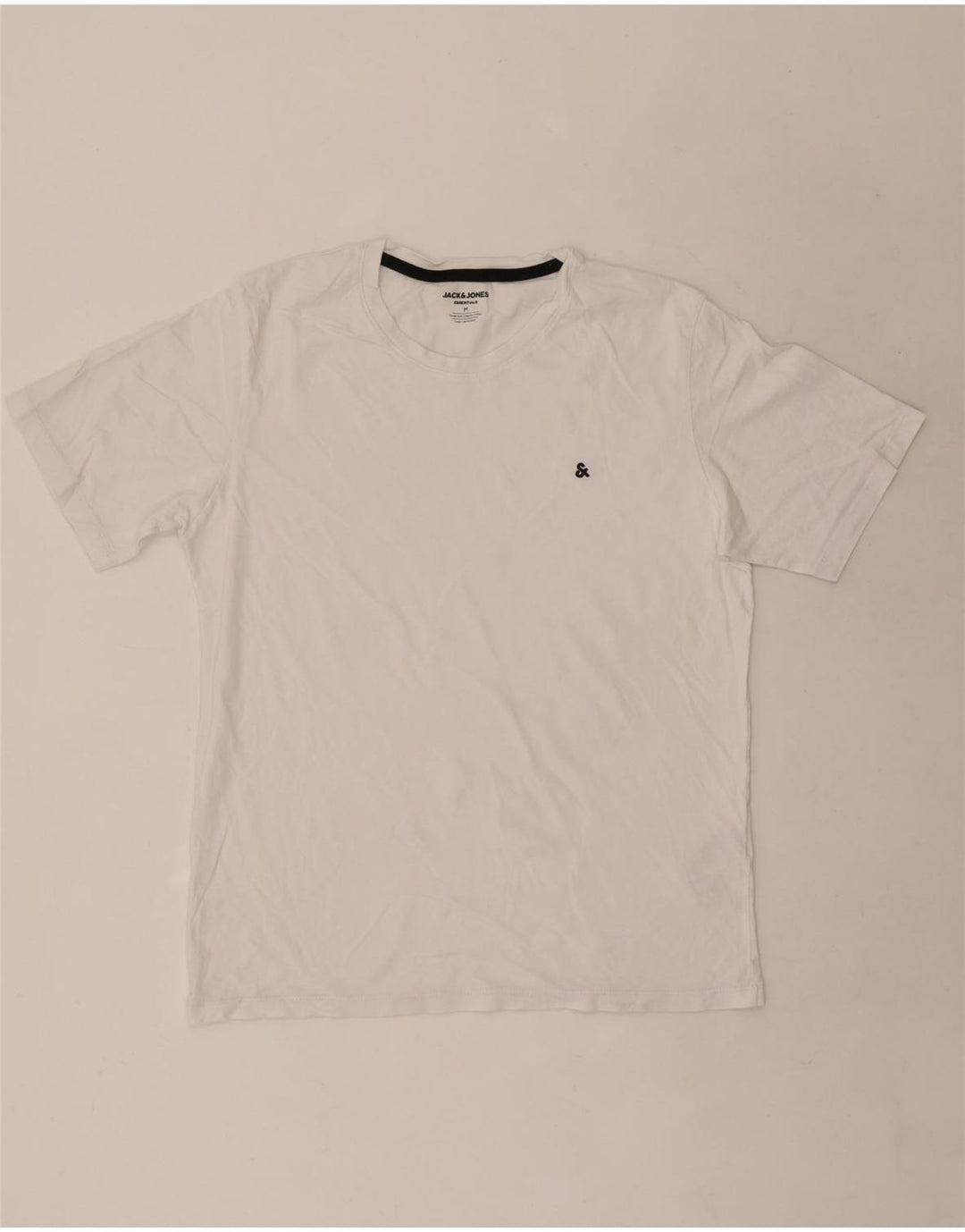 Jack & Jones T-Shirt Homme Blanc Moyen Coton