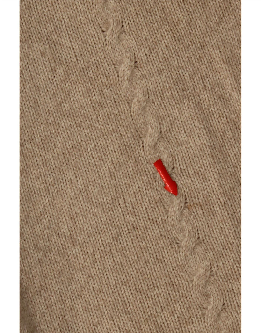 Massimo Dutti Pull cardigan surdimensionné pour femme UK 10 Petit Beige