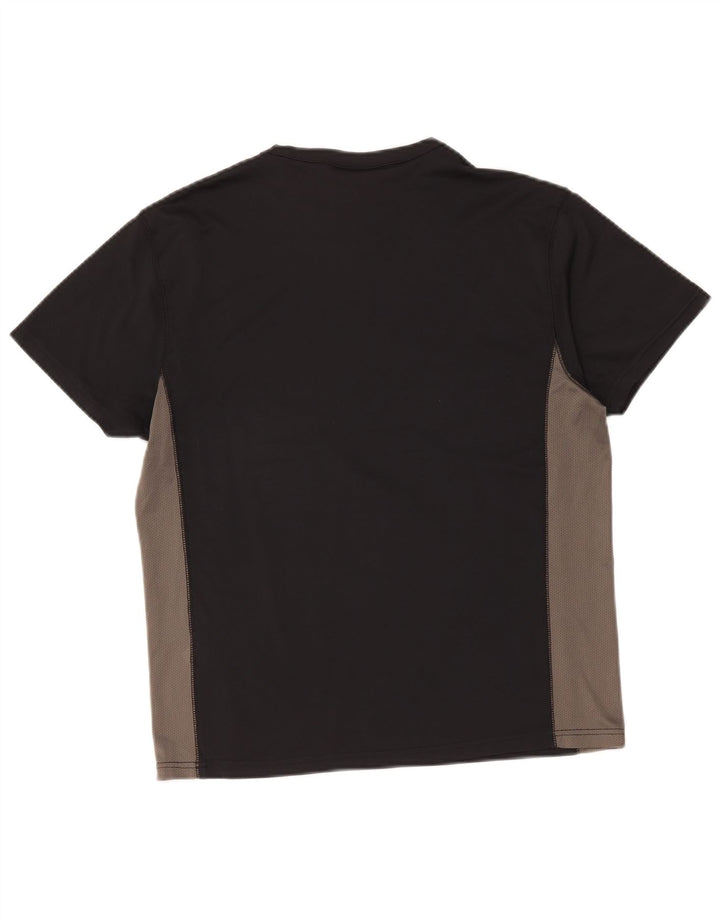 Reebok Tee-Shirt Top Homme Noir Moyen Colourblock