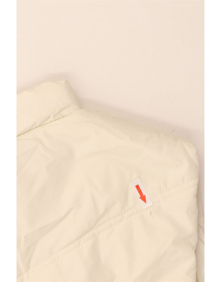 Hurley Femme Gilet Rembourré UK 18 XL Blanc Cassé Polyester